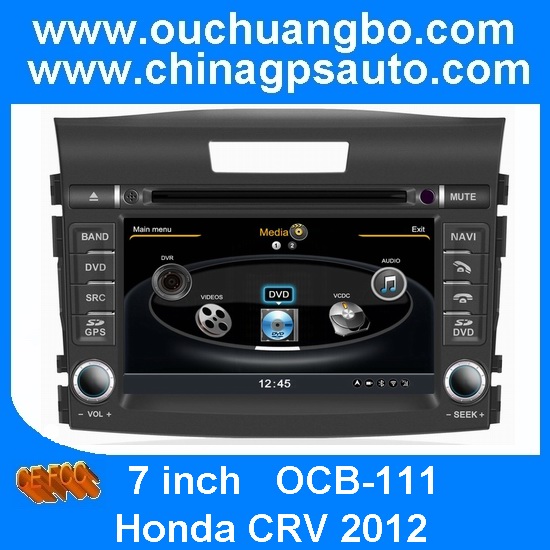 Ouchuangbo S100 Platform In Dash car DVD Radio Player Navi for Honda CRV 2012 with USB MP3