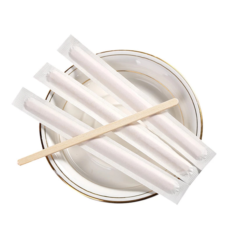 FDA Disposable Coffee Wooden Stir Sticks 178mm With 1000pcs White Box Packing