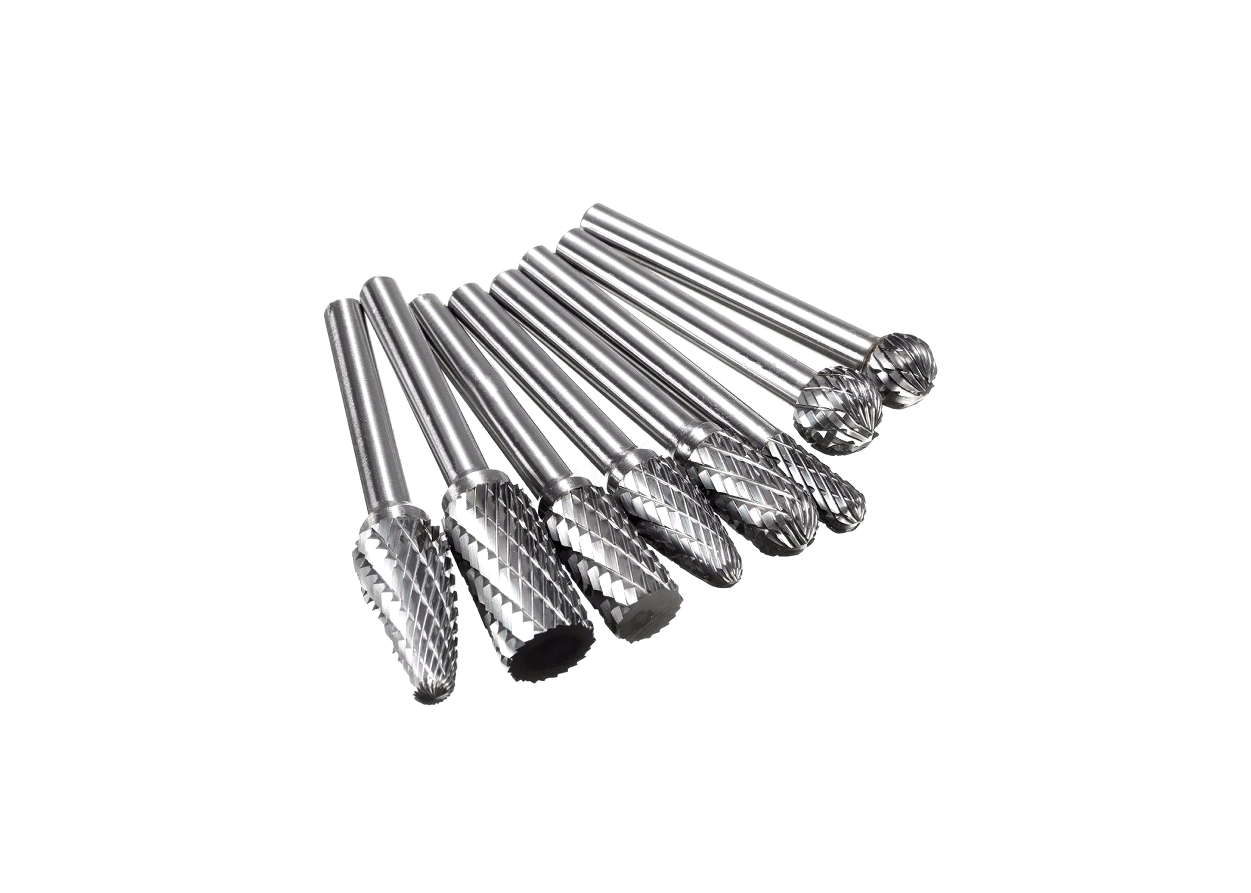 Carbide Double Cut Carving Bits for Dremel Rotary Tool Tungsten Carbide Burrs for Metal Polishing Engraving Drilling