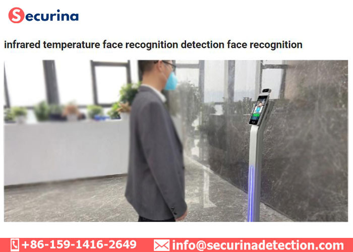 50cm Temperature Measuring Intelligent Face Recognition Thermometer Non-Contact Attendance System