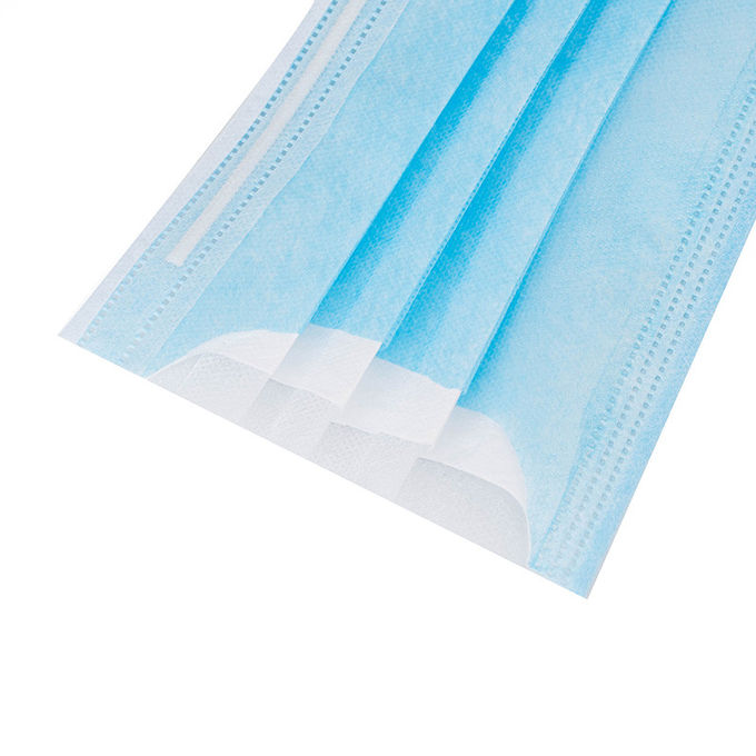 No Valve Elastic Earloop 17.5cm*9.5cm Surgical Mouth Mask