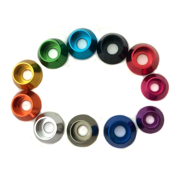 M6 Cylindrical Head Cup Inner Hexagon Screw Gasket Washer Aluminum Alloy Washer