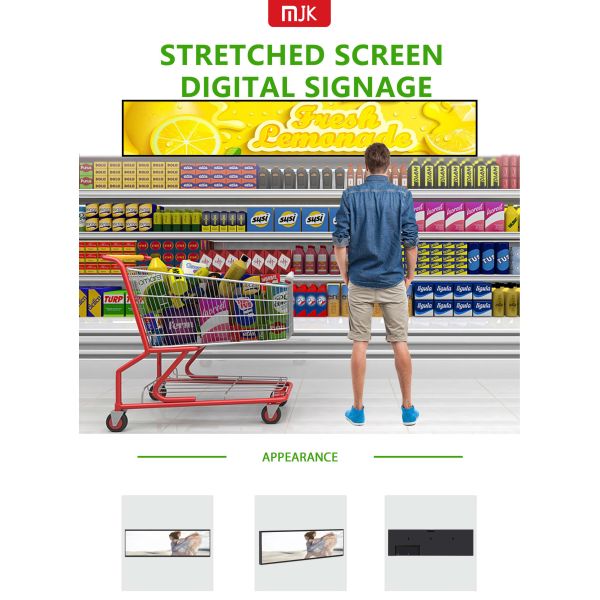 37 Inch LCD Stretched Bar BOE Brand 37" 1920x540 LCD Screen DV370FBM-N10 Ultra-wide Stretched Bar Panel