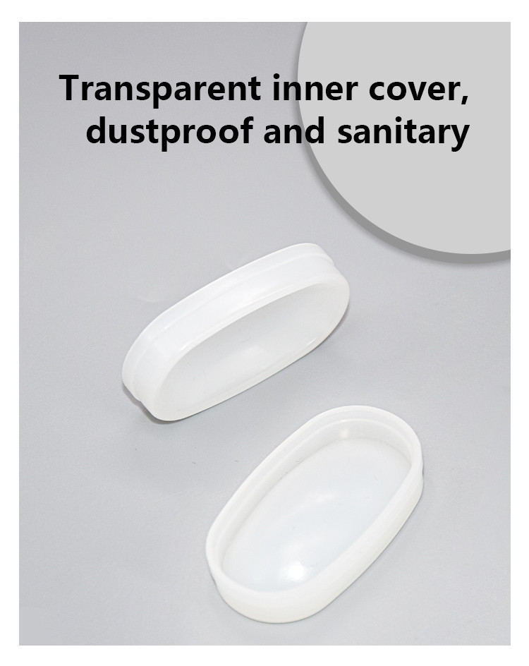 1.3oz / 40g PP Empty Refillable Oval Deodorant Container Sticks Twist Mechanism Cap