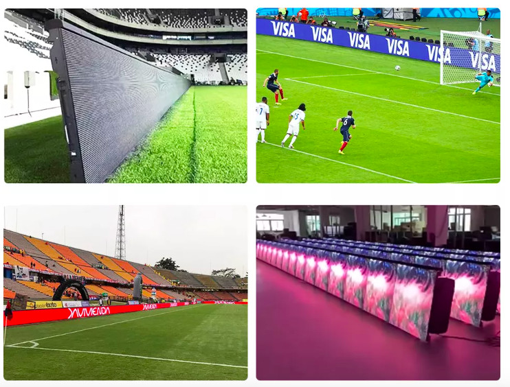 Outdoor Perimeter Led Stadium Screen Display Scoreboards P10 P13.33 P16