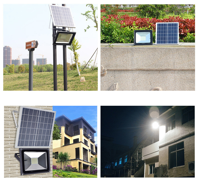 Color Changing Solar Powered LED Flood Light , Remote Controlled Solar Powered Flood Light