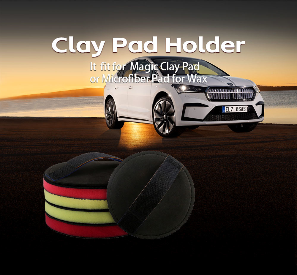 Pink Red Clay Pad For Polisher Clay Buffing Pad For Car Washing