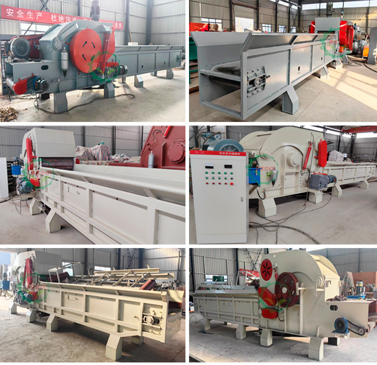 160KW Heavy Duty Chain Feeder Drum Chipper Wood Crusher Power Plant Using Wood Crusher