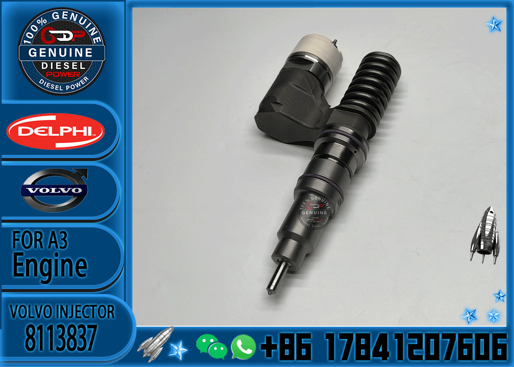 fuel injector 3169521 1671154 8113837 1547287 3964820 BEBE4B10101 8113092 EX631011 RG33966 for D12A D12C D12D
