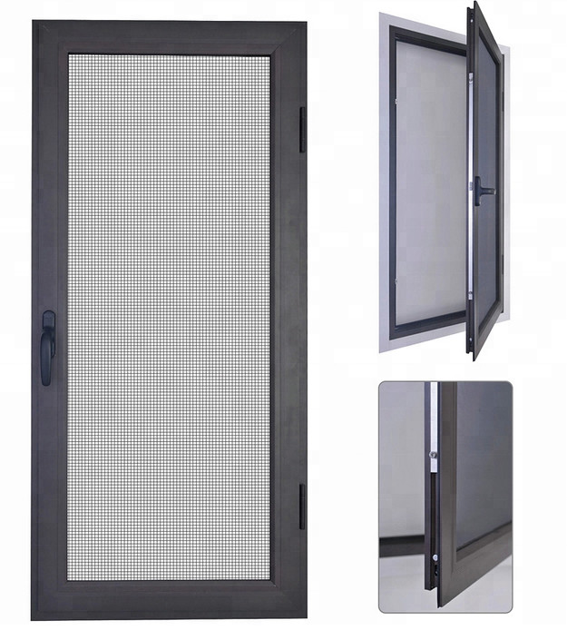 Aluminium Profile Mesh Screen Window Stainless steel Material Fireproof ODM OEM