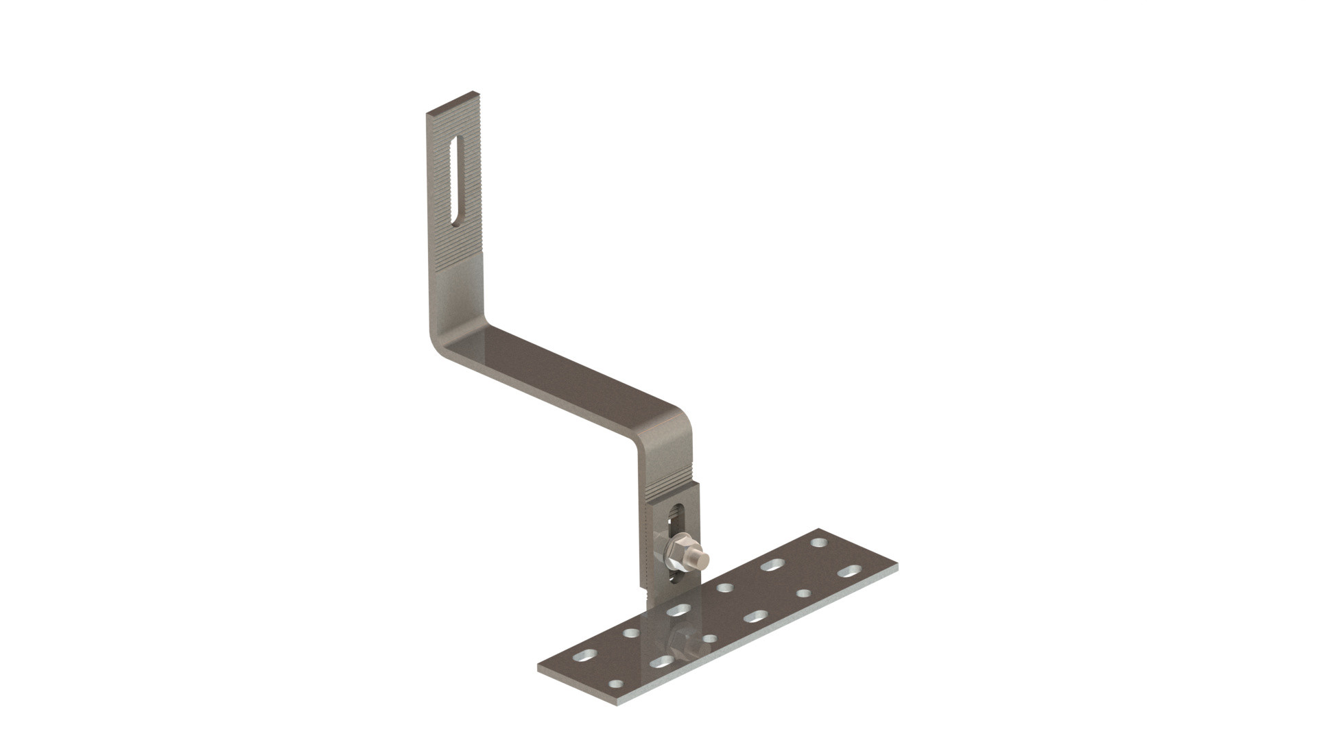 A2-A70 Adjustable Solar Panel Tilt Mount Brackets , Aluminum Solar Tile Roof Bracket