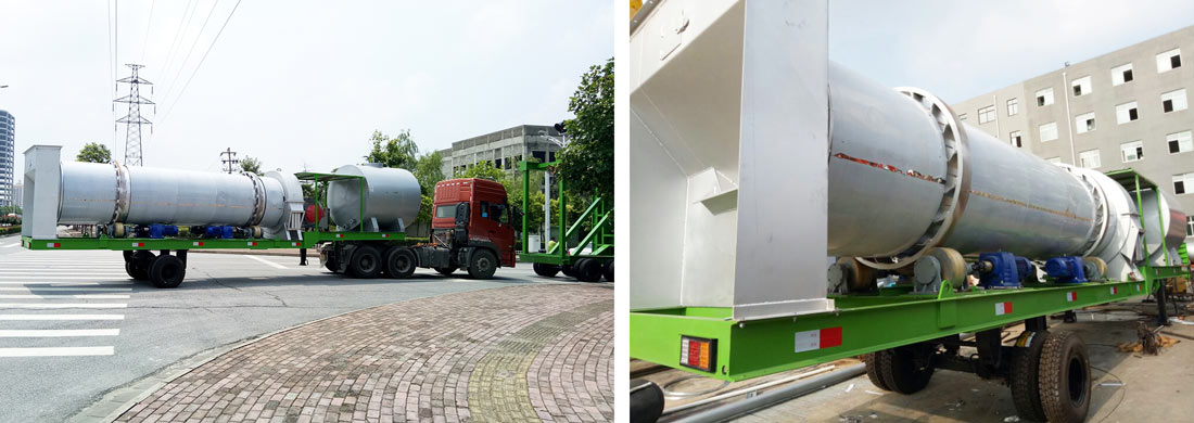 ZAP-M120 Mobile Batch Asphalt Mixing Plant