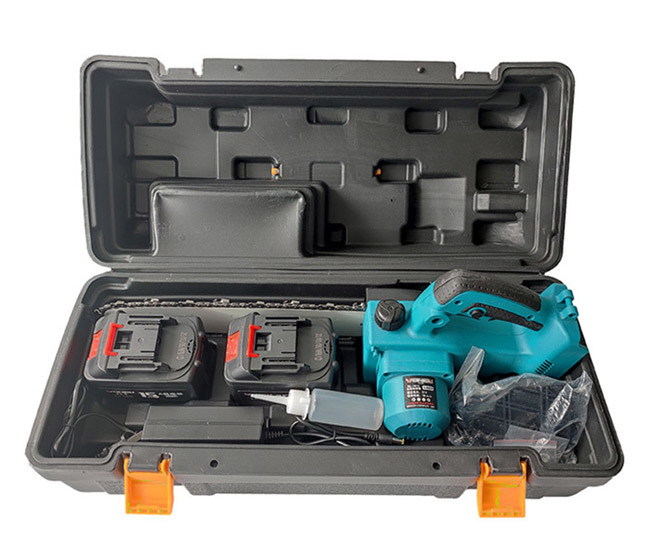 12'' Battery Portable mini handheld chainsaw cordless Electric Chain Saw For Wood Cutting