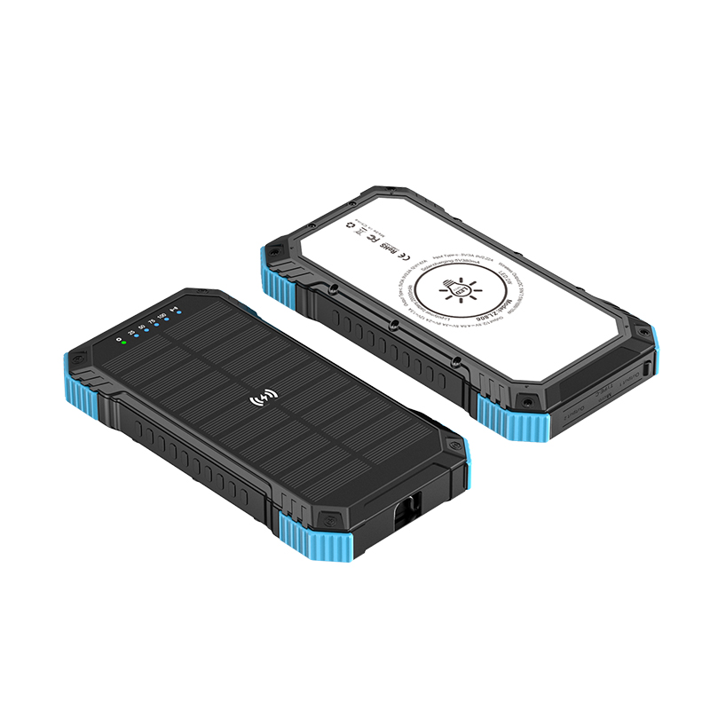 Quick Charge Support Waterproof 20000mah Solar Panel Power Bank for Outdoor Activities