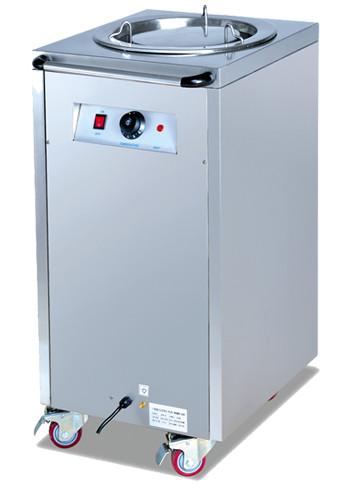 Electric Plate Warmer Cart Single Head Commercial Kitchen Equipments 450*485