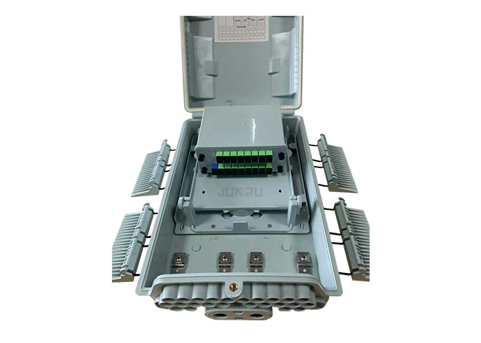 24 Core Fiber Optic Wall Box , ODF Fiber Optic Terminal Box With SC Adapter