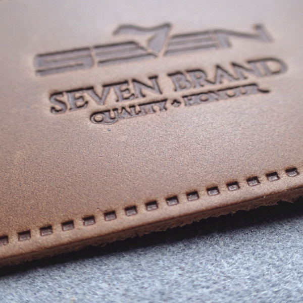 Sustainable OEKO Embossed Leather Tags For Jeans