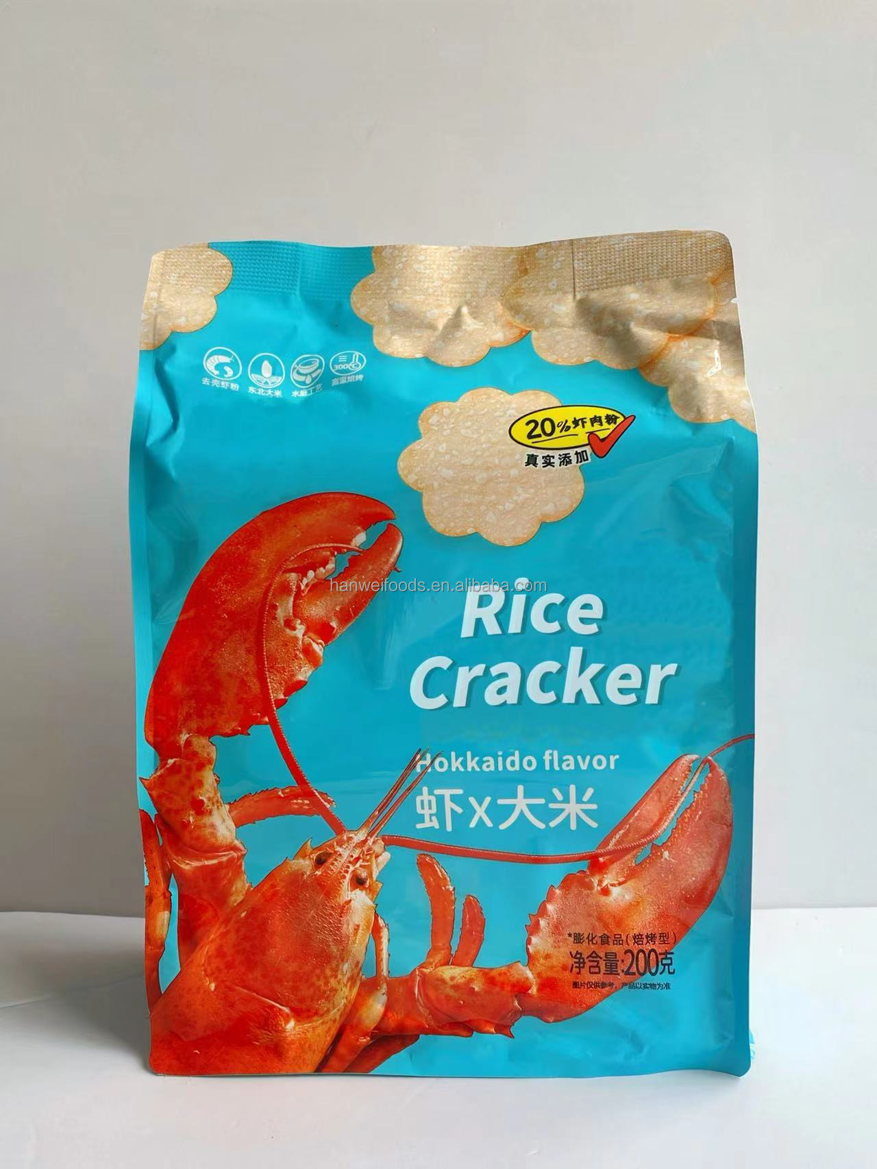 Korean Senbei Shrimp Cakes Baked Shrimp Powder Asian Rice Crackers