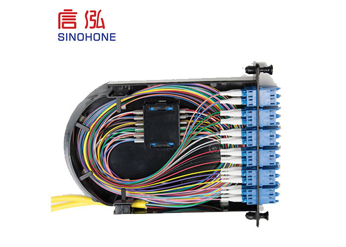 Plastic ABS Fiber Optic Termination Box SC LC Adapter For FTTH Tool Fusion