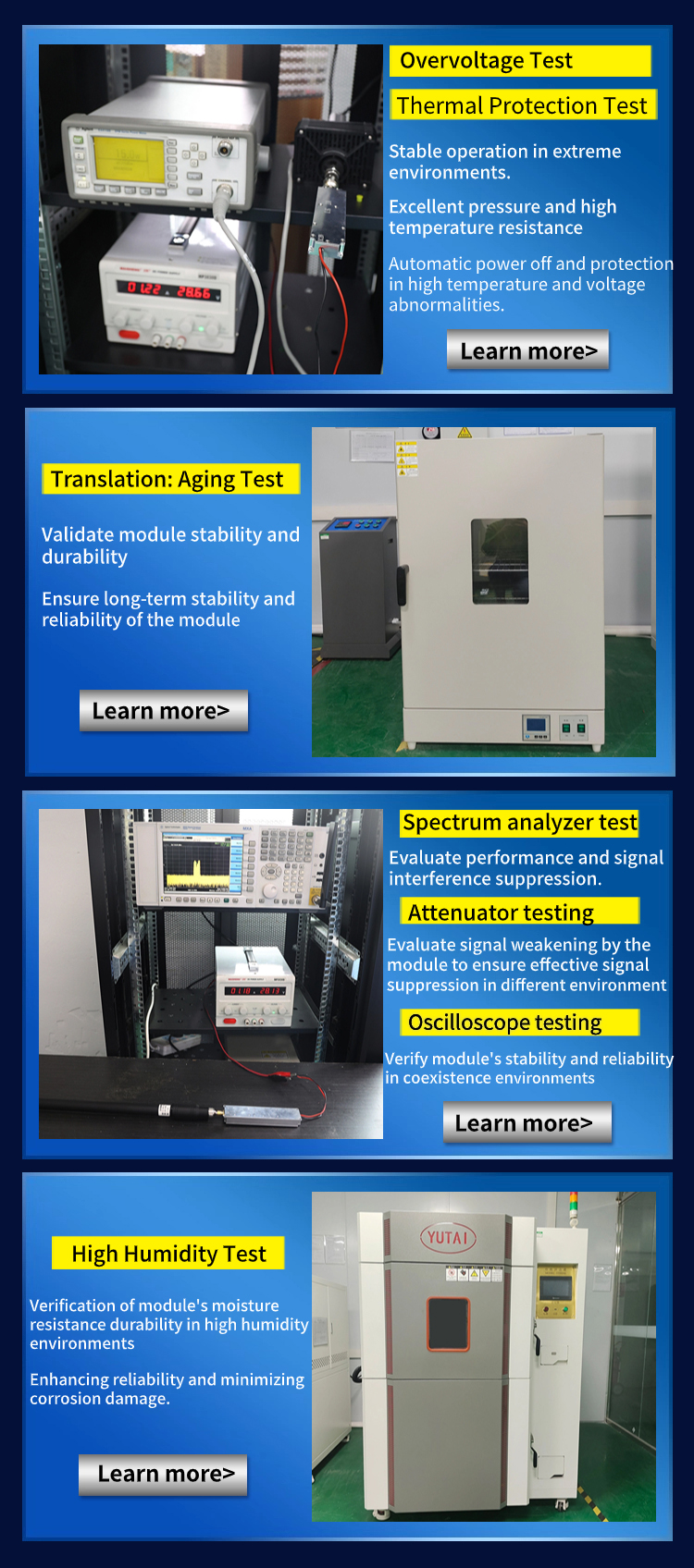 Vertical Polarization Inten 5-150W Jamming Modules with Circulator Supply Voltage DC 24V