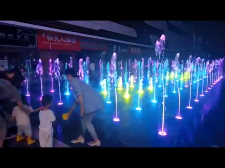 Colorful Led Light Floor Water Fountains for First Grade B2B Sourcing Procurement
