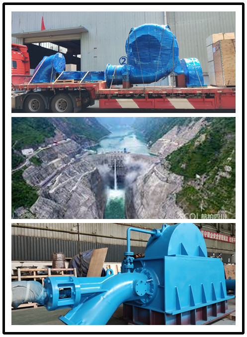 High Efficiency Impulse Turbine Generator Customized Efficiency 85-95%