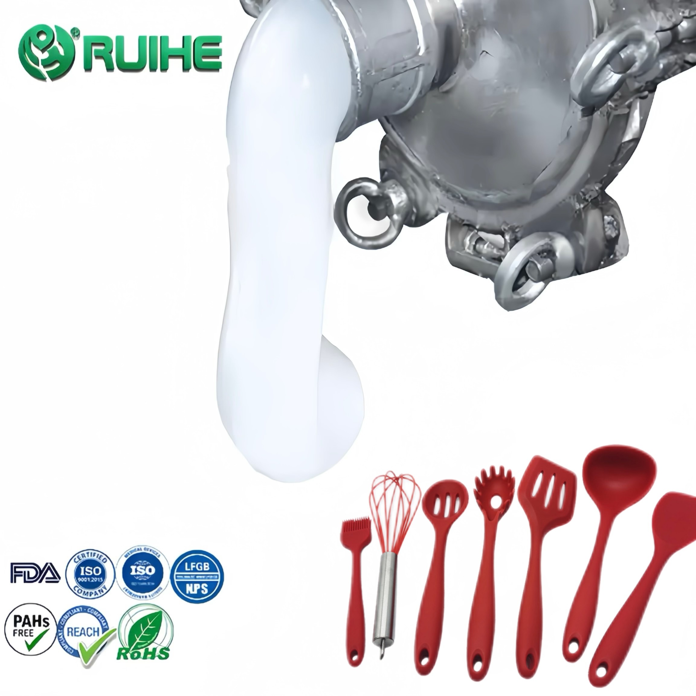 Non Toxic Liquid Silicone Rubber With 1000-100000 Cps Viscosity 0.5% VOC Temperature Resistance -60℃~200℃