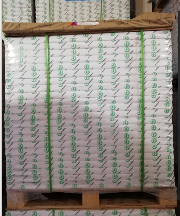 Anti-Curl Chenming Uncoated WoodFree White Bond Paper Smooth Writing 100% Virgin Pulp