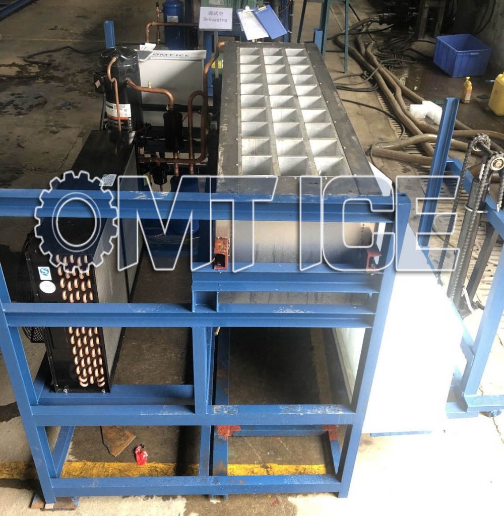 1Ton Direct Cooling Ice Block Machine Fishery Industrial Ice Block Making Machine