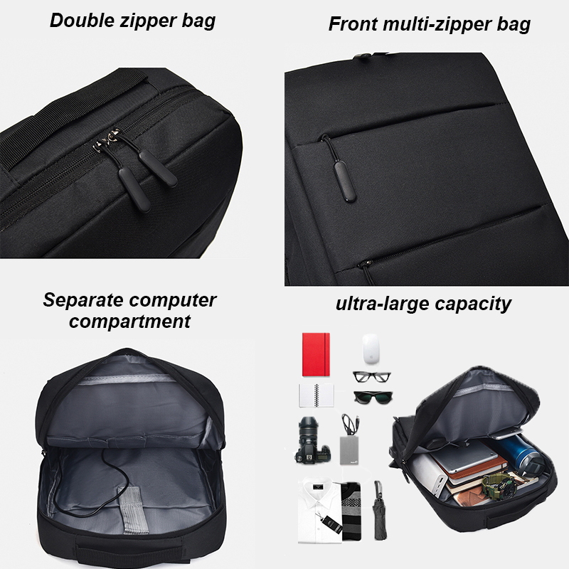Waterproof Oxford 15.6 Inch Laptop Backpacks Custom Logo Business Travel Backpack