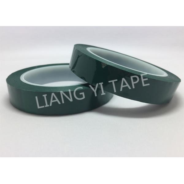 Green Mylar Film Electrical Wire Tape , 0.025mm Thickness Adhesive Insulation Tape