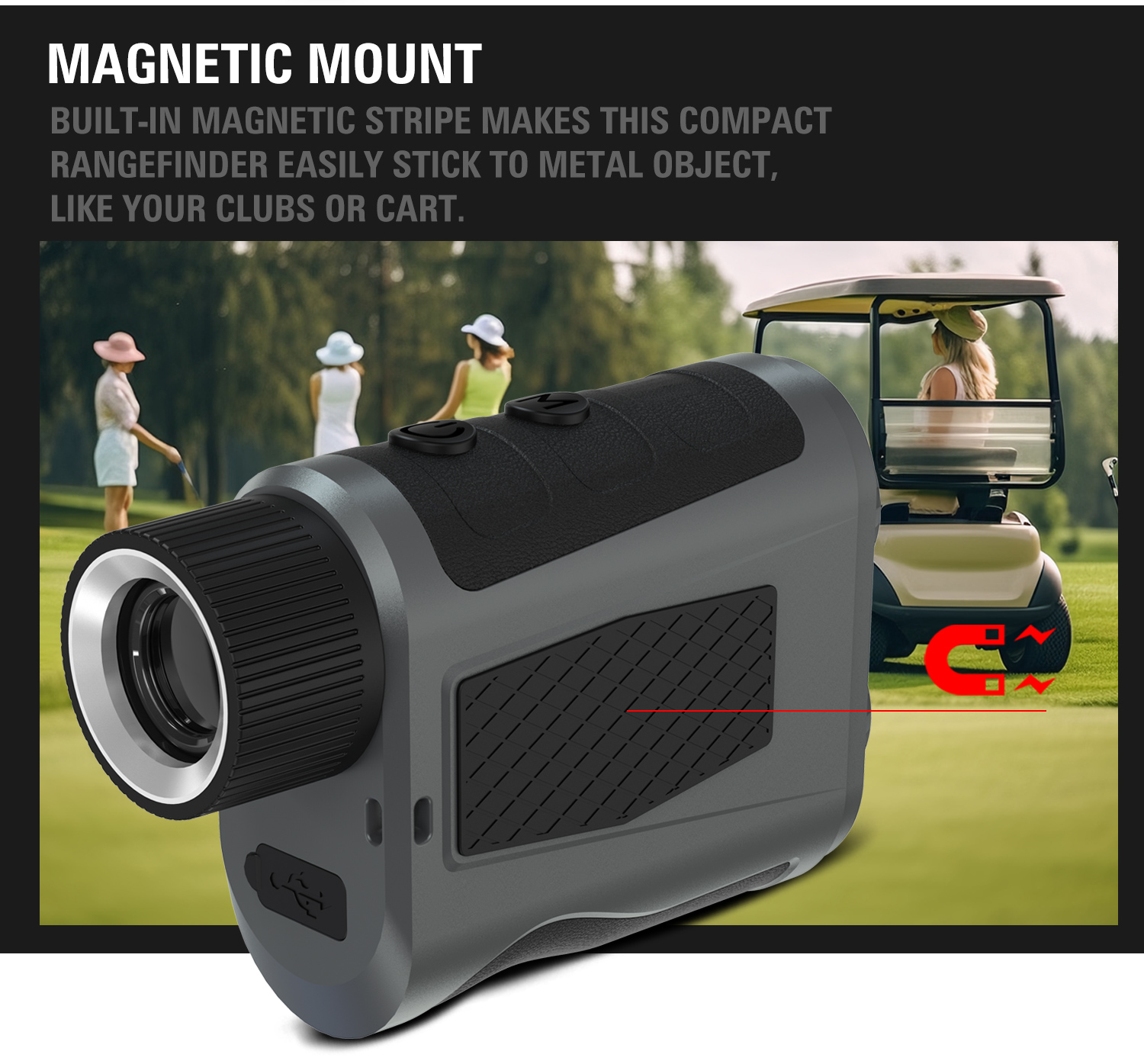 ODM Customized Support 1500m Golf Rangefinder with Slope Function and Binoculars