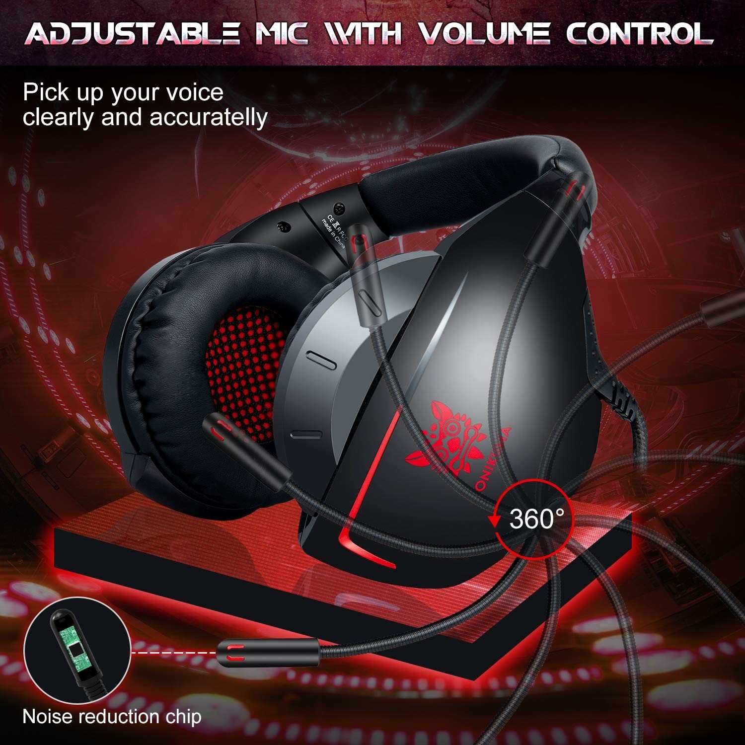 Dynamic Stereo Bass Sound 2.2m 100mA USB Gaming Headset