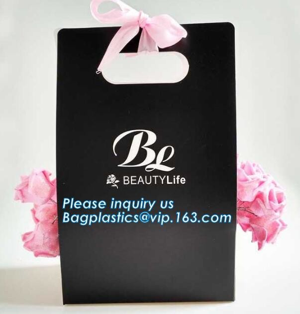 flower carrier bag for gift, paper bag for carry flower,Waterproof white Kraft paper flower bag for packing with ribbon