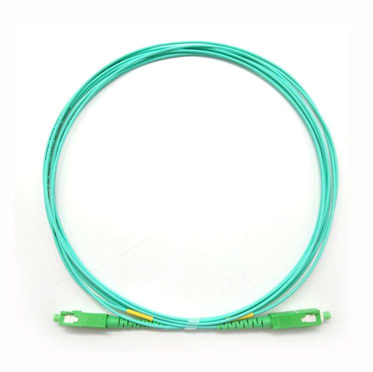Ftth 1.6mm 1M Length Optic Fiber Patch Cord Aqua Blue Cable Jumper