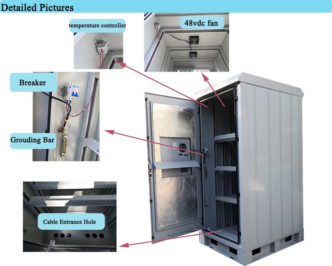 2100mm Waterproof Outdoor Battery Cabinets