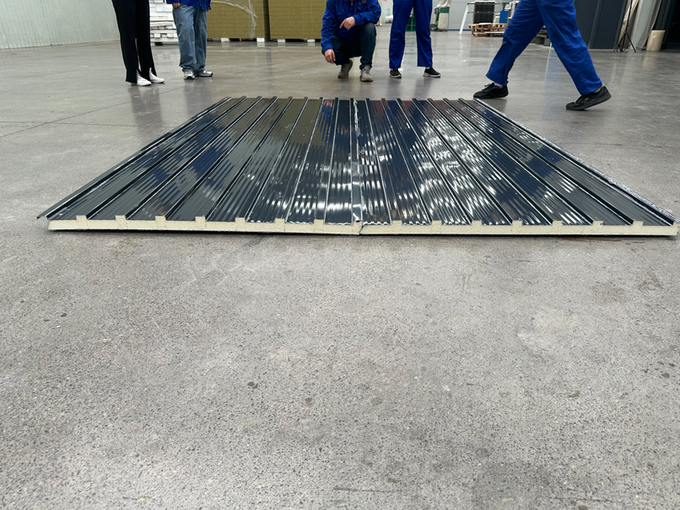 Polyurethane Great Wall Panel, Sunlight House Roof, Sunshade and Rain Shed, Polyurethane Sandwich Panel 1