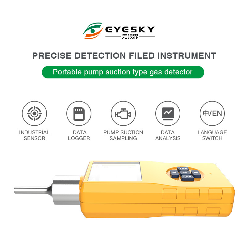 Handheld Nitrogen Gas Leak Detector N2 Gas Analyzer Explosion Proof