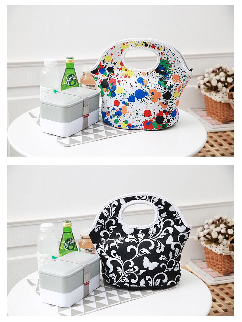 Casual Waterproof Neoprene Lunch Bags For Frozen Food