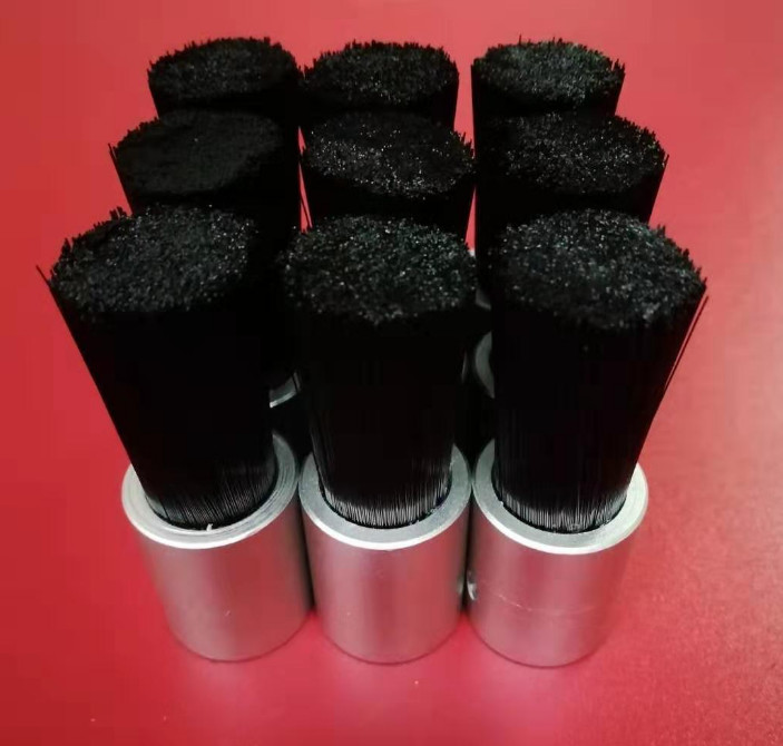 Round Aluminum Tube Brush With 15mm Diameter Hole Bristle Brush