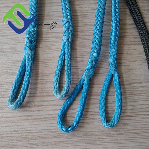 High Strength 12 Strands UHMWPE Braided Mooring Rope 36mm