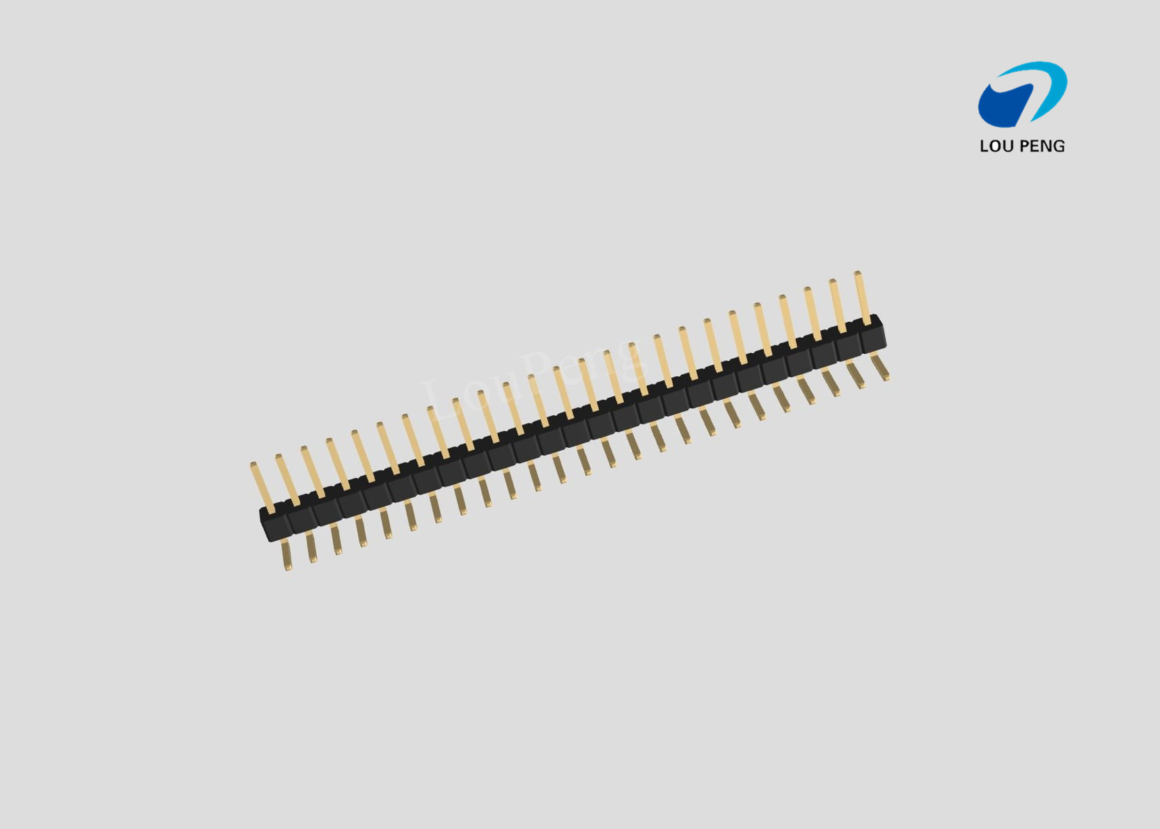 Pin Header 1x25pin 2.54mm pitch horizontal