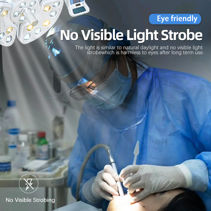 Hospital Veterinary Shadowless LED Ceiling Mounted Dental Implant Light
