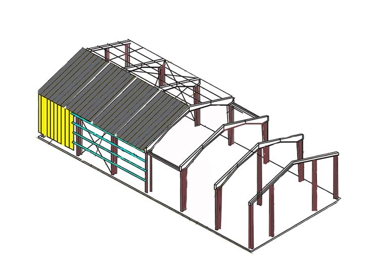 Customized Prefabricated Steel Structure Building Low Cost Factory Workshop Warehouse