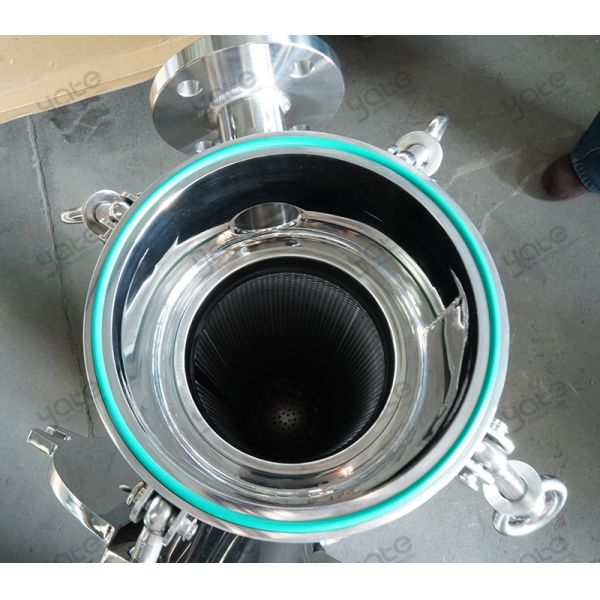 Economical Single Bag Filter,CE Food Grade SUS304/316L Low-Cost Single-Bag Filter for Dairy and Juice Beverage Filtration Production Lines