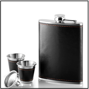 Leak Proof Engraved Flask Whisky Flask Stainless Steel Pocket Hip Flask For Liquor Stainless Steel Wine Jug Set 7 oz Portable Outdoor Small Wine
