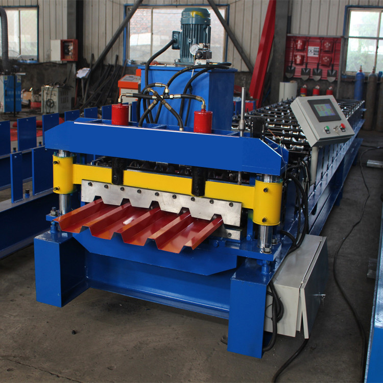 32KW Sandwich Panel Making Machine PLC Controlled Roll Forming Machine 3-6m/min Speed