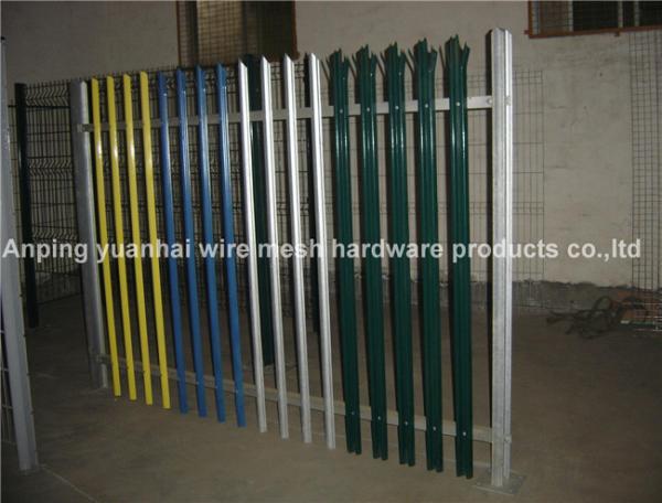 High Strength Galvanised Palisade Fencing Heat Treated Pressure Treated Wood