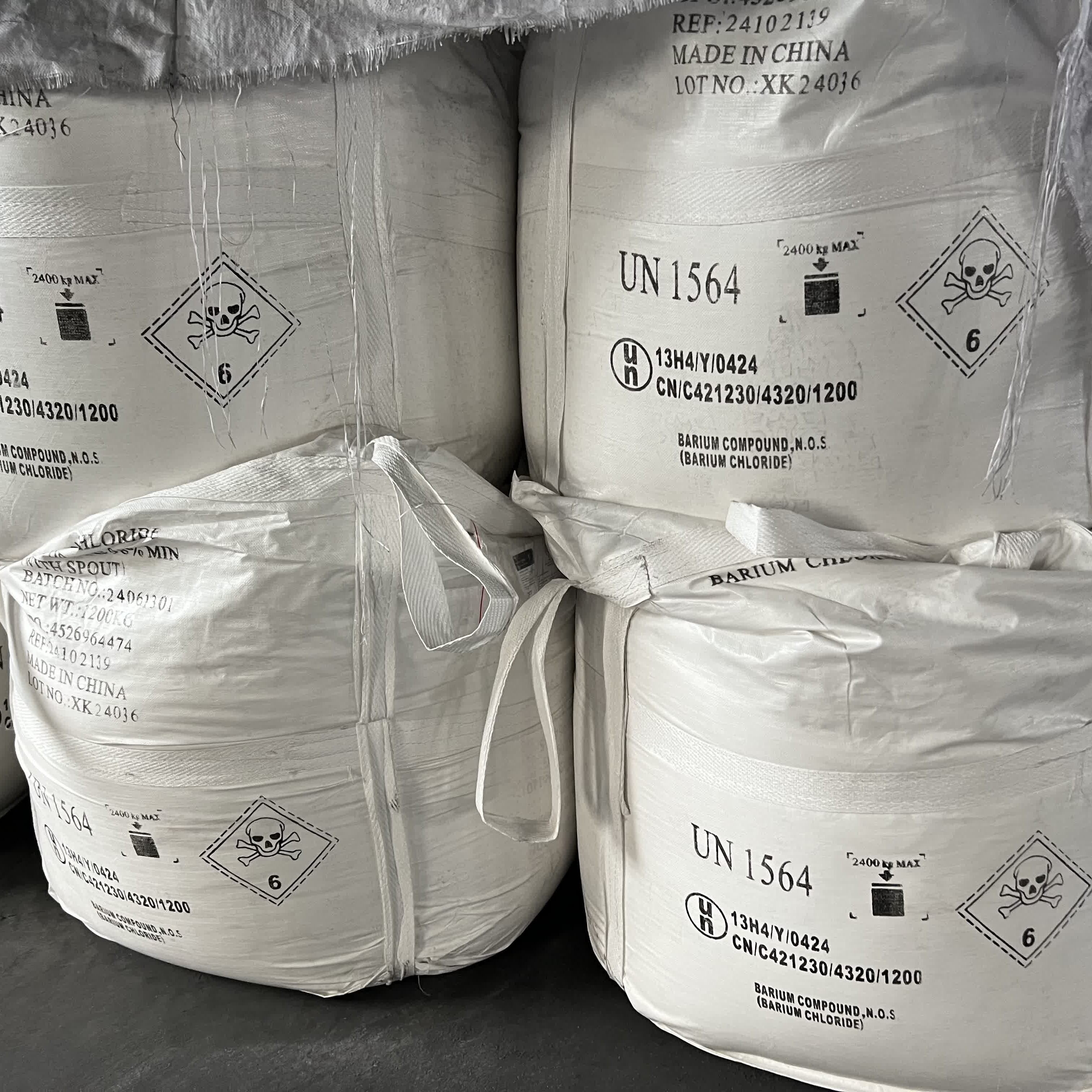 Riel Chemical 99% Barium Chloride BaCl2 White Crystal For Heat Treatment Of Metal