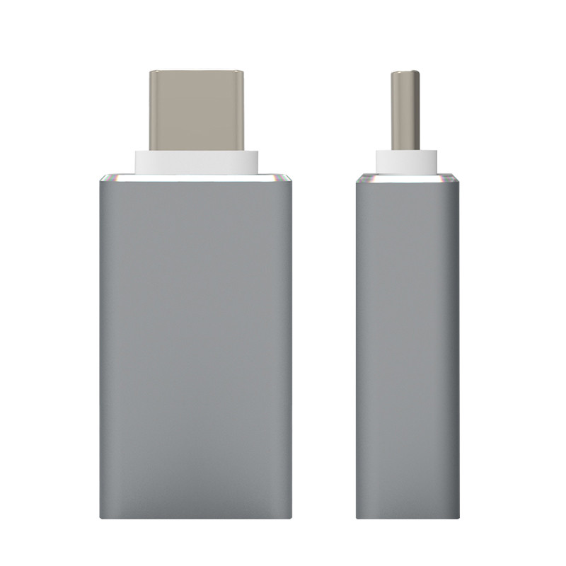 2020 Macbook Pro Usb Hub , Aluminum OTG Usb A To Usb C Adapter